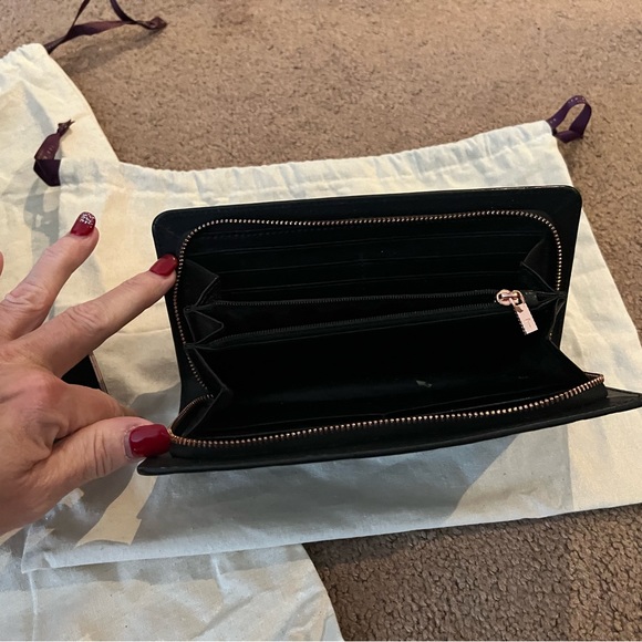 Ted Baker black tote bag with matching wallets - Picture 6 of 7